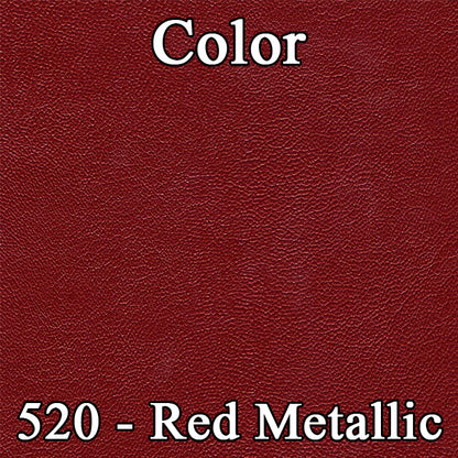 67 CORONET RT/500 DOOR PANELS- METALLIC RED