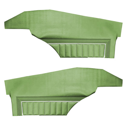 69 SKYLARK/GS DLX SPORT COUPE REAR PANELS SRM MET GREEN