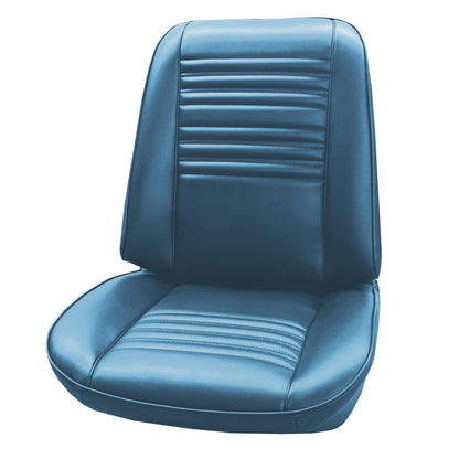 67 CHEVELLE/MALIBU BUCKET SEAT UPHOLSTERY - BRIGHT BLUE