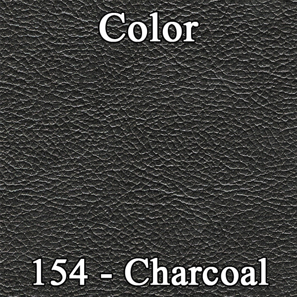 70 DUSTER "CUSTOM" SPLIT BENCH W/ C.A.R. UPHOLSTERY - CHARCOAL/BLACK