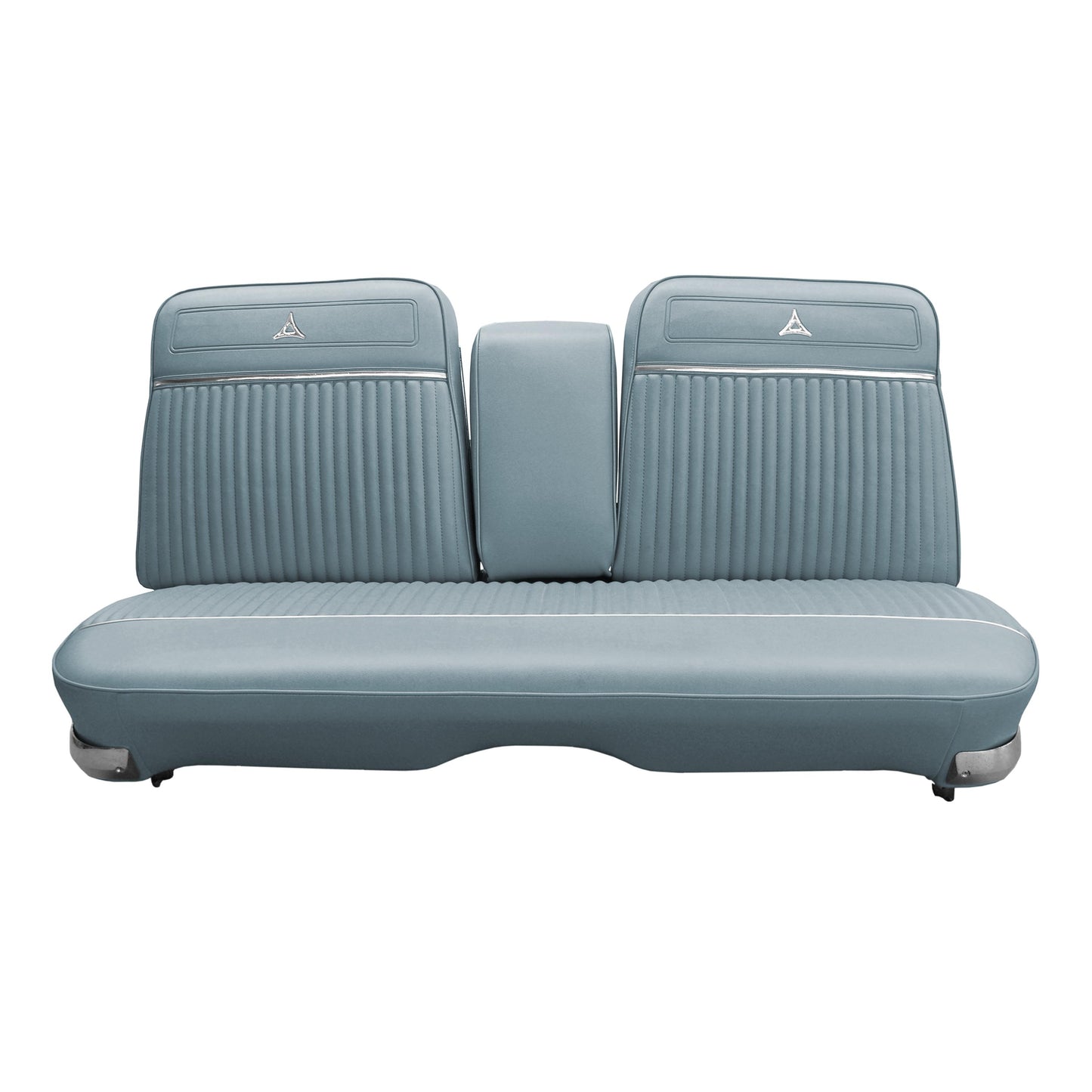 1964 DODGE POLARA SPLIT BENCH W/ C.A.R. UPHOLSTERY - BLUE