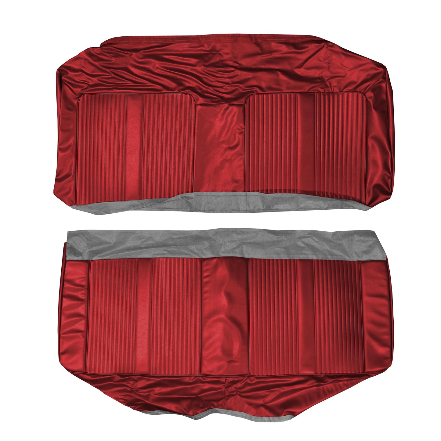 1964 PONTIAC GTO/LEMANS HARDTOP REAR UPHOLSTERY - RED