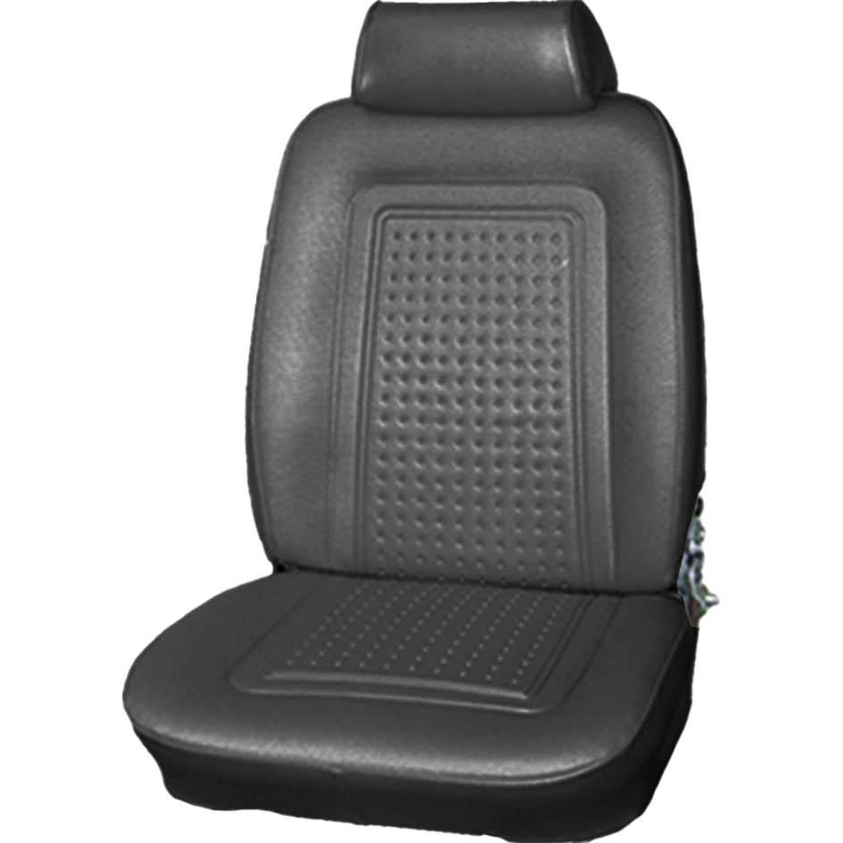 1969 AMC AMX BUCKET SEAT UPHOLSTERY - CHARCOAL