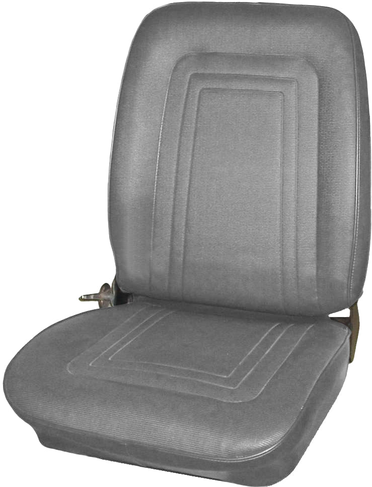 1969 AMC JAVELIN SST BUCKET SEAT UPHOLSTERY - PLATINUM