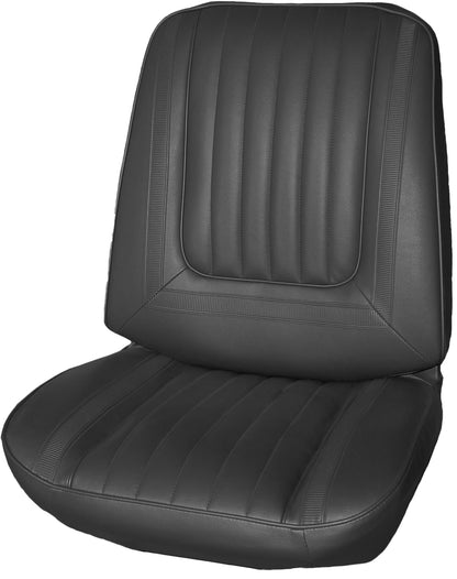 1969 BUICK GRAN SPORT 400/SKYLARK CUSTOM BUCKET SEAT UPHOLSTERY - BLACK