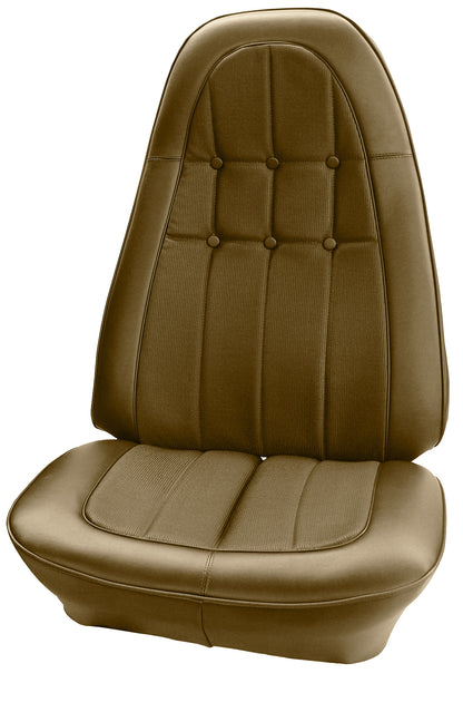 1970 AMC REBEL MACHINE/REBEL SST BUCKET SEAT UPHOLSTERY - SRM BROWN