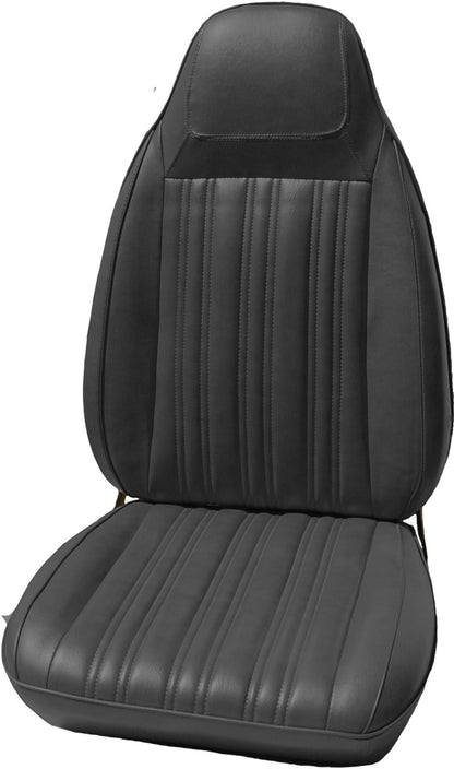 1970 DODGE CORONET 500/CORONET R/T/SUPERBEE BUCKET SEAT UPHOLSTERY - BLACK