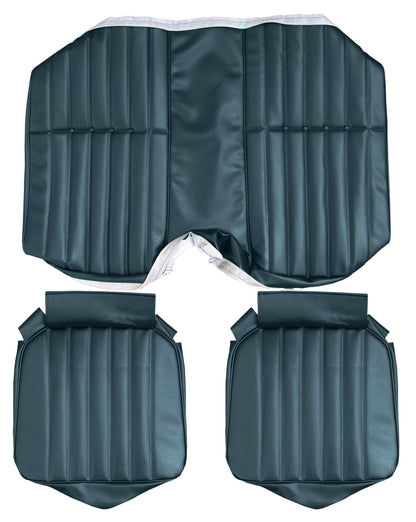 1971 CHEVROLET CAMARO/CAMARO Z28 "STANDARD" HARDTOP REAR UPHOLSTERY - BLUE