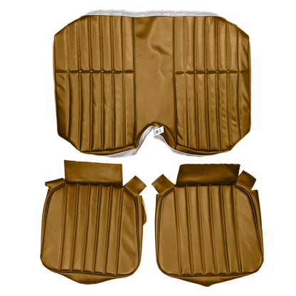 1972 CHEVROLET CAMARO/CAMARO Z28 "STANDARD" HARDTOP REAR UPHOLSTERY - TAN