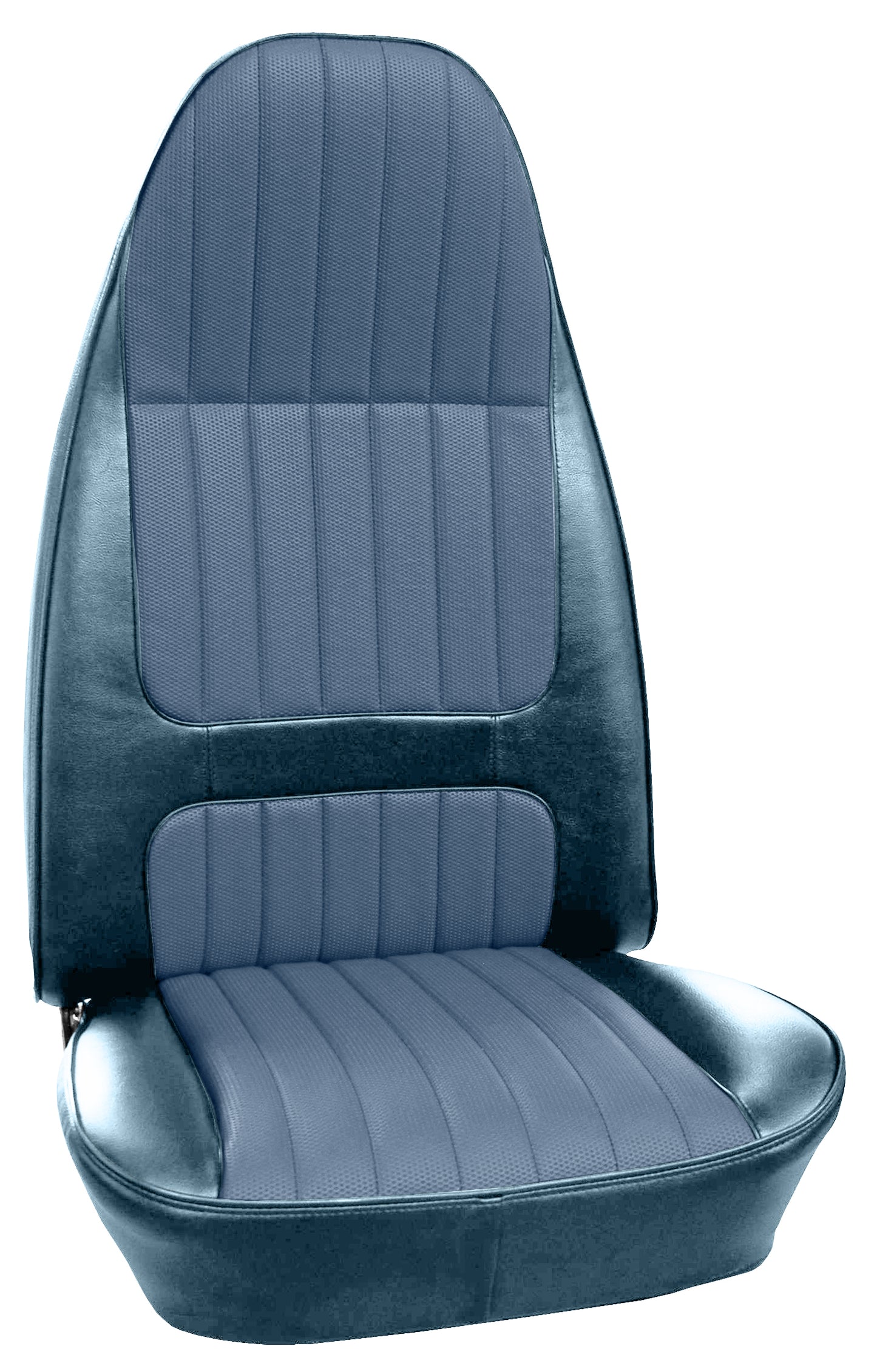 1974 AMC GREMLIN/HORNET BUCKET SEAT UPHOLSTERY - SRM LIGHT BLUE/MEDIUM BLUE