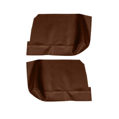 66 GM A-BODY HARDTOP REAR ARMREST PANEL COVERS - BRONZE