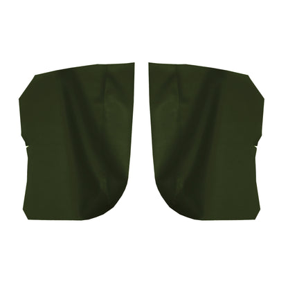 71 GM A-BODY HARDTOP REAR ARMREST PANEL PANEL COVERS - GREEN