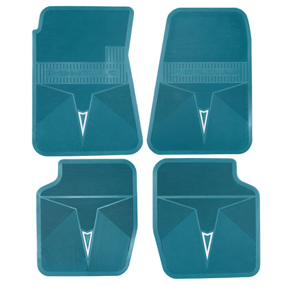 1966-1967 PONTIAC GTO/LEMANS/TEMPEST/TEMPEST CUSTOM 'ORIGINAL REPRODUCTION' FLOOR MATS - AQUA