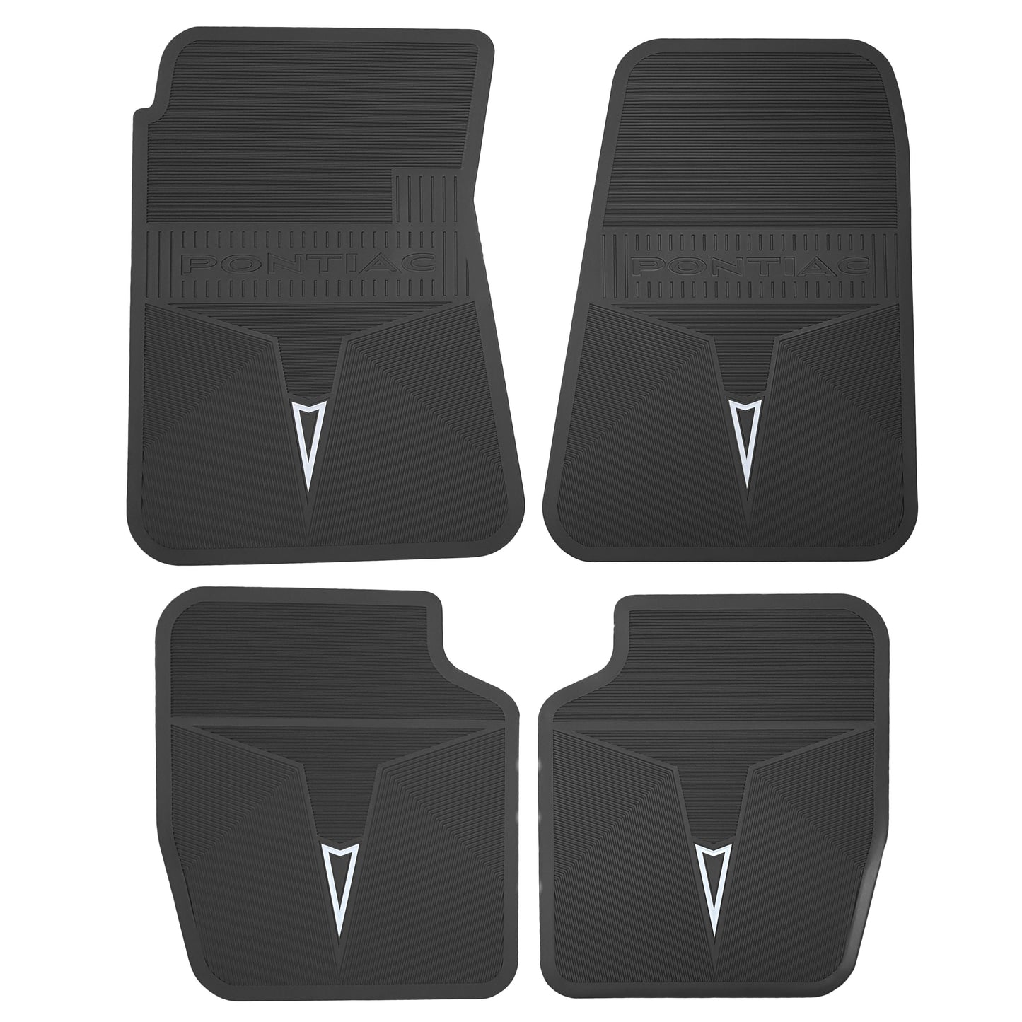 1968-1970 PONTIAC GTO/LEMANS/TEMPEST 'ORIGINAL REPRODUCTION' FLOOR MATS - BLACK