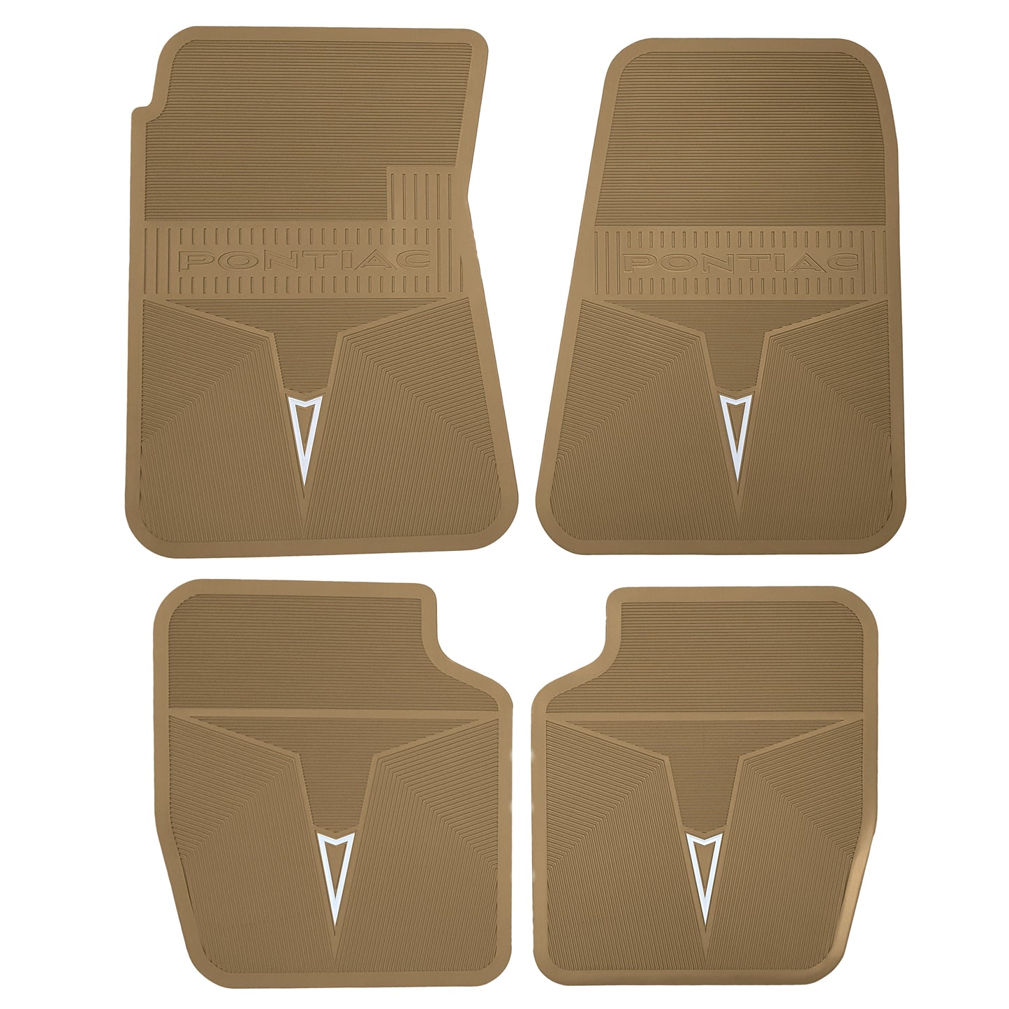 1968-1970 PONTIAC GTO/LEMANS/TEMPEST 'ORIGINAL REPRODUCTION' FLOOR MATS - DARK GOLD