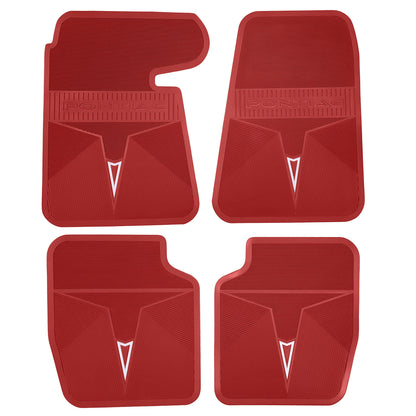 1968-1970 PONTIAC BONNEVILLE/CATALINA/GRAND PRIX PRIX ORIGINAL REPRODUCTION' FLOOR MATS - RED