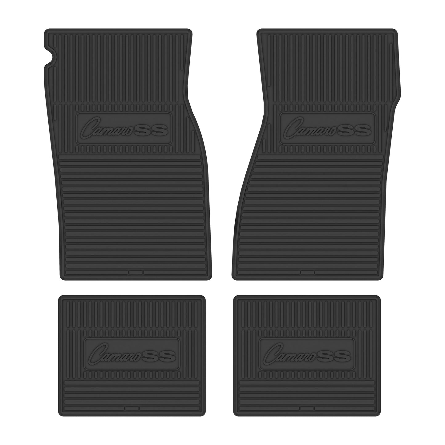 67/69 CAMARO SS VINYL FLOORMAT BLACK