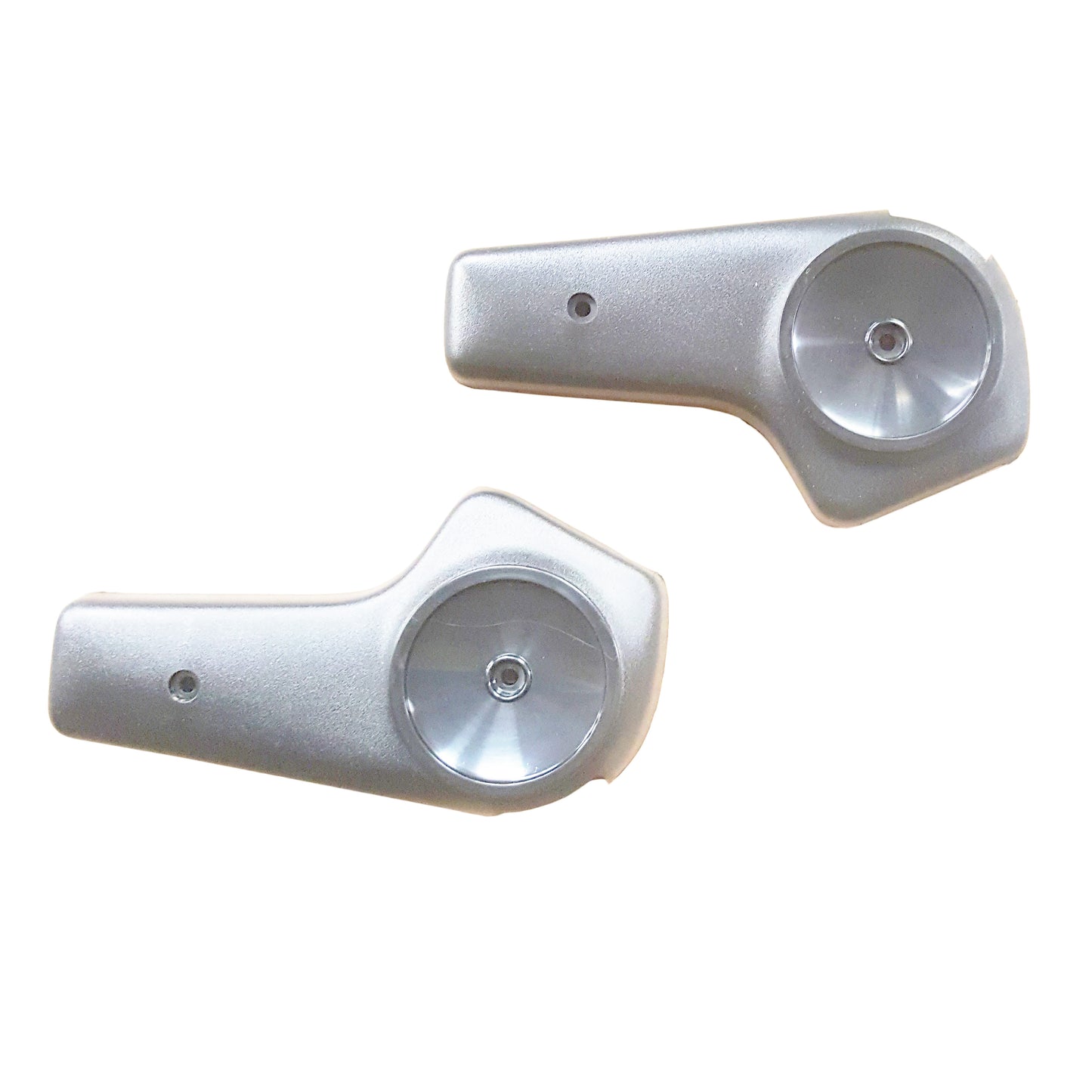 1973/1974 E-BODY HINGE COVERS- WHT,73/76 BUCKET HINGE COVERS- WHT