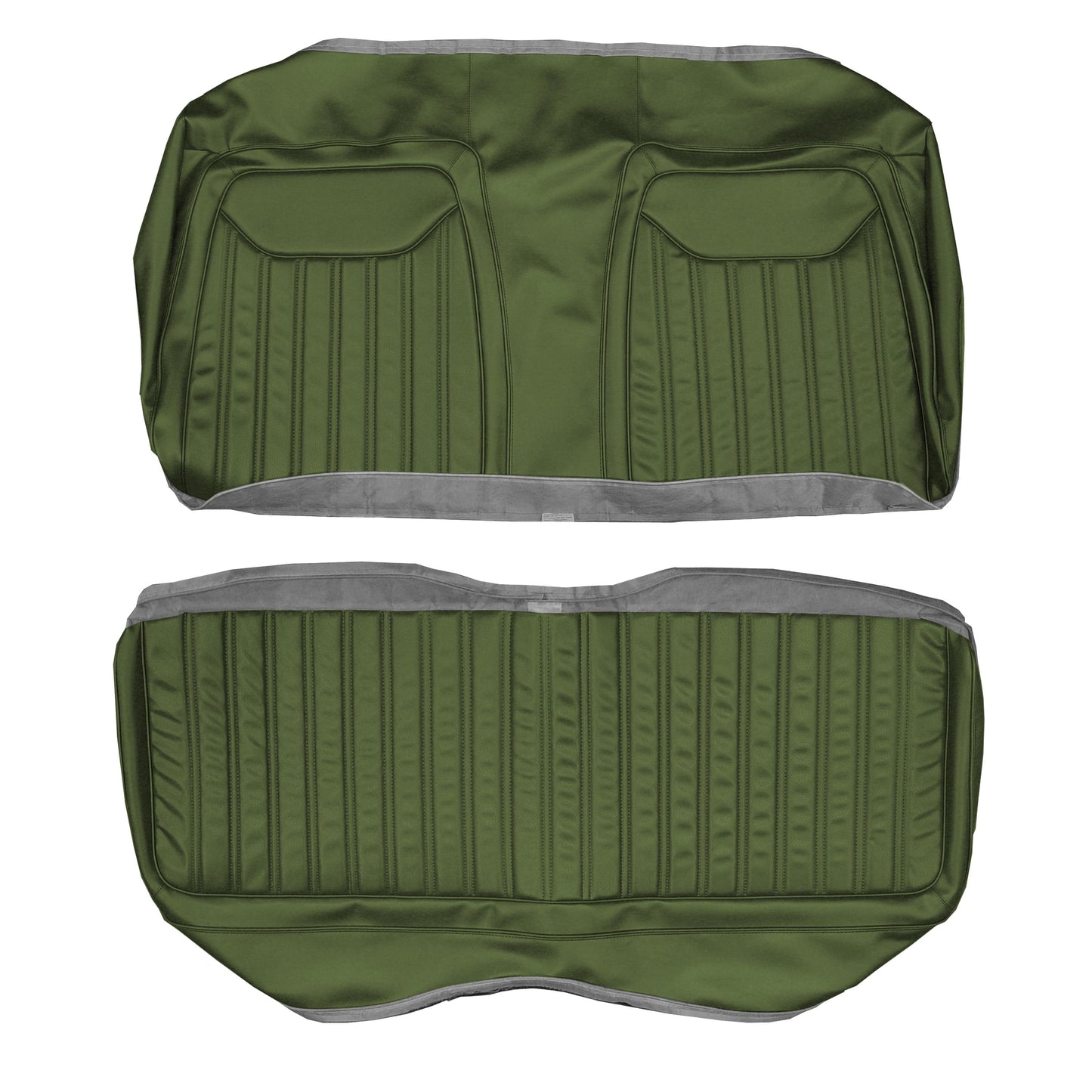 71 CHARGER/SUPERBEE "DELUXE" REAR UPHOLSTERY - GREEN