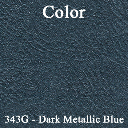 67 SKYLARK/GS DELUXE FRONT DOOR PANEL - DK MET BLUE