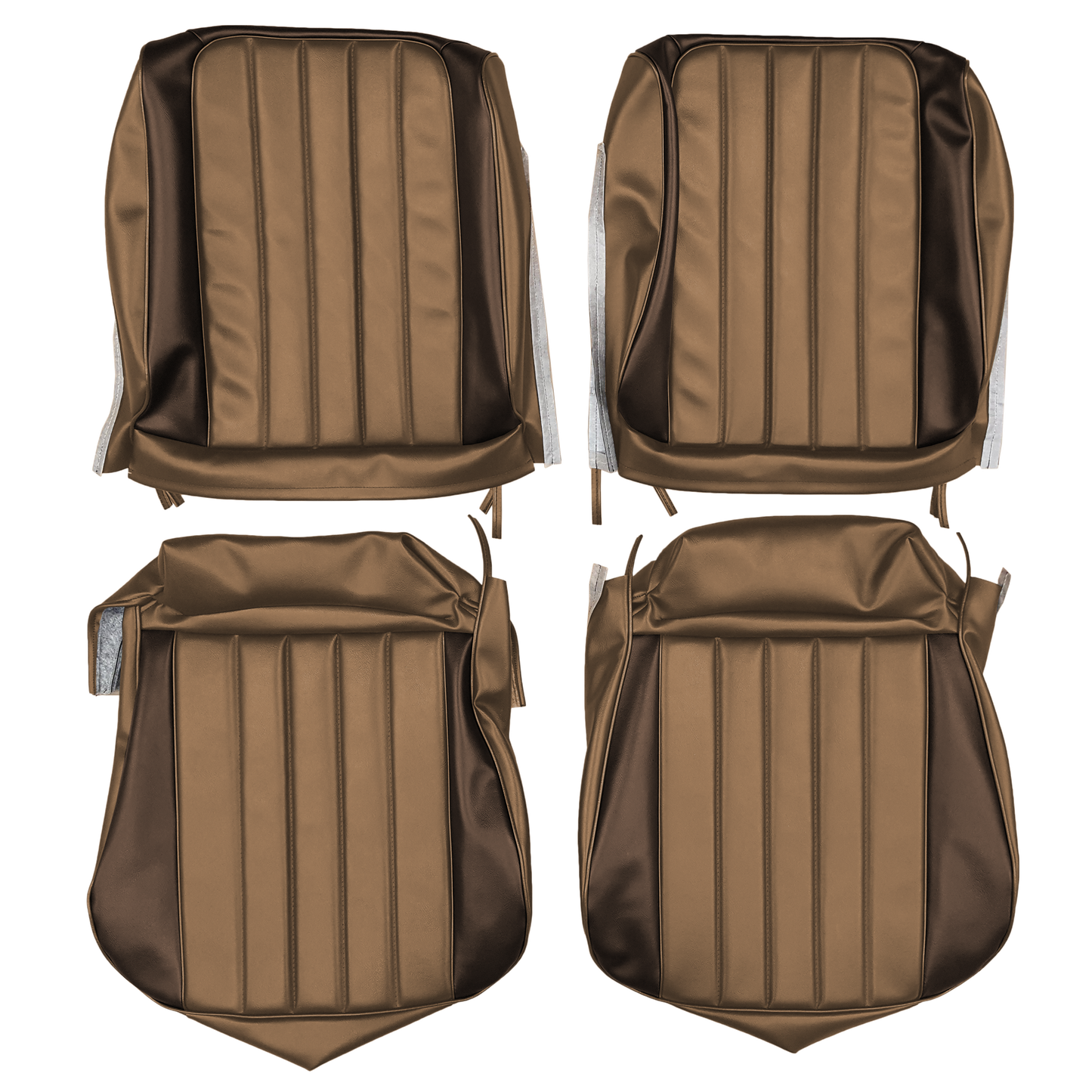 65 SKYLARK/GS COUPE BUCKET SEAT UPHOLSTERY - SRM SADDLE/SRM BROWN
