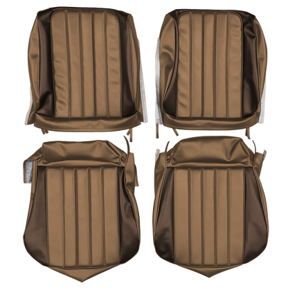 65 SKYLARK/GS COUPE BUCKET SEAT UPHOLSTERY - SRM SADDLE/SRM BROWN