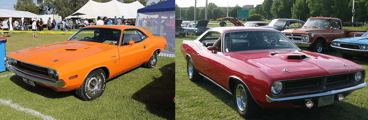 The 1970 Dodge Challenger vs the 1970 Plymouth Cuda: What's the Difference?  | Legendary Auto Interiors